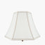 Lyla 30cm Cream Silk Mix Bowed Lampshade