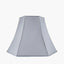 Lyla 40cm Steel Grey Polysilk Bowed Shade