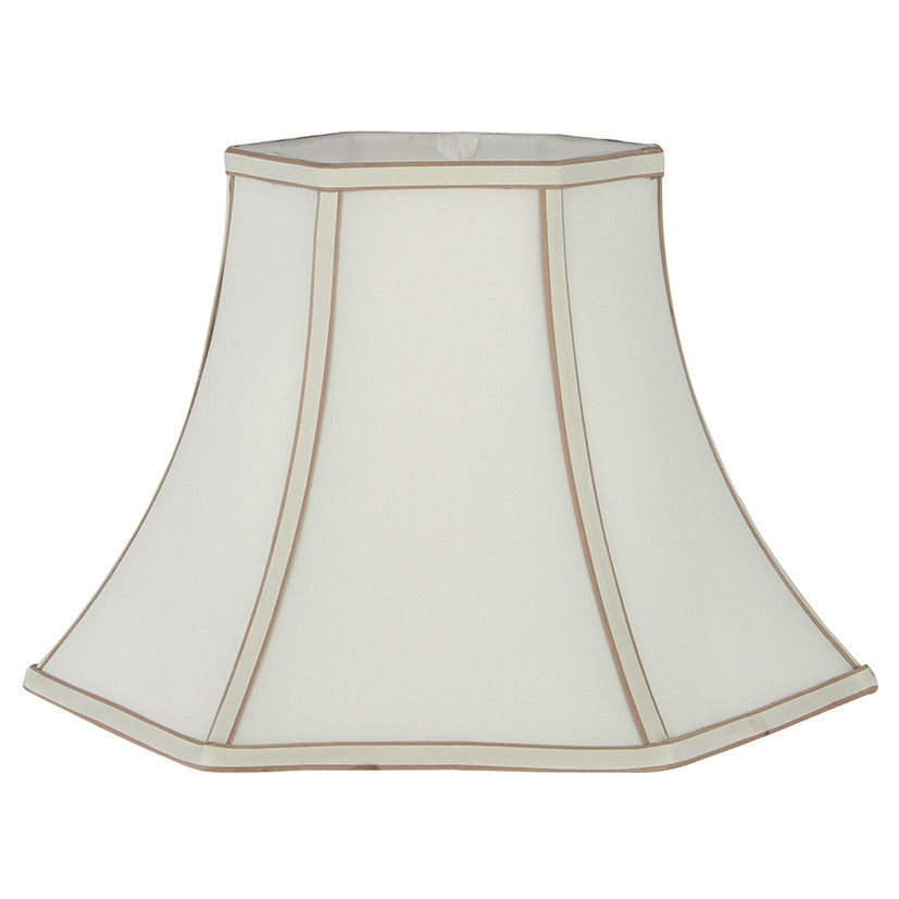 Lyla 30cm Cream Silk Mix Bowed Lampshade