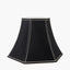 Lyla 45cm Black Silk Mix Bowed Lampshade