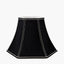 Lyla 45cm Black Silk Mix Bowed Lampshade