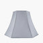 Lyla 30cm Steel Grey Silk Mix Bowed Lampshade