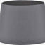 Adelaide 40cm Steel Grey Tapered Cotton Mix Lampshade