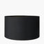 Harry 40cm Black Poly Cotton Cylinder Drum Shade