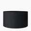 Harry 40cm Black Poly Cotton Cylinder Drum Shade