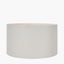 Harry 40cm Ivory Poly Cotton Cylinder Drum Shade