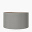 Harry 45cm Steel Grey Poly Cotton Cylinder Shade