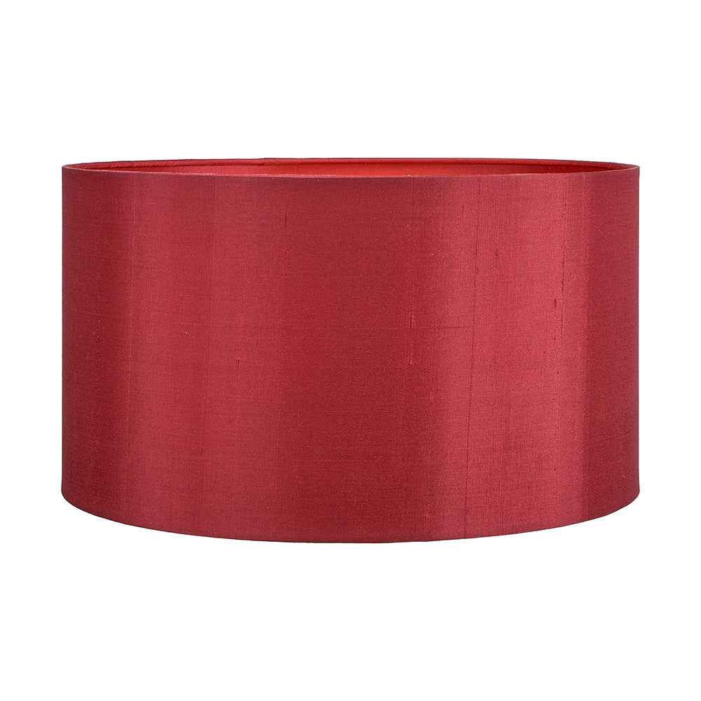 Zara 40cm Mulberry Silk Lined Cylinder Shade