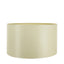 Zara 35cm Almond Silk Lined Cylinder Shade