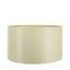 Zara 35cm Almond Silk Lined Cylinder Shade