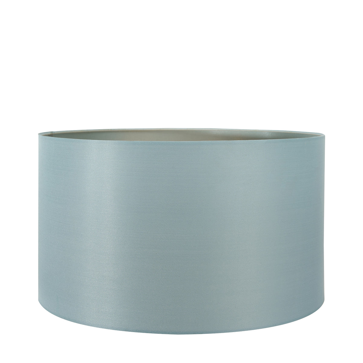 Zara 40cm Duck Egg Silk Cylinder Drum Shade
