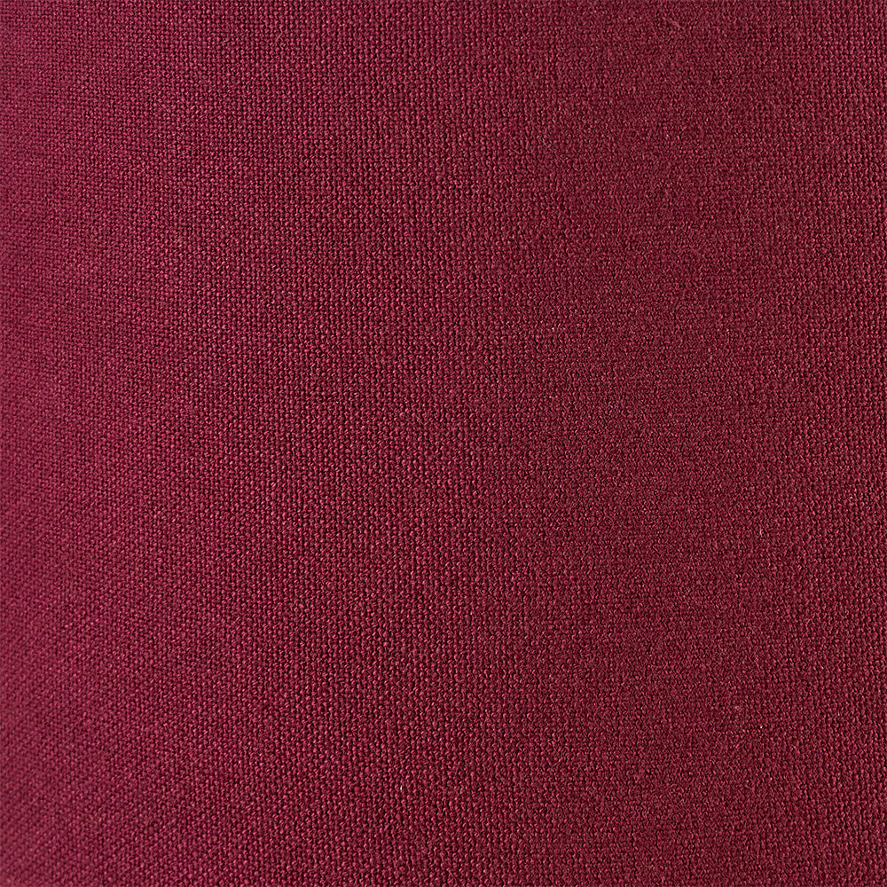 Henry 45cm Red Handloom Cylinder Shade