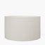 Henry 35cm White Handloom Cylinder Shade