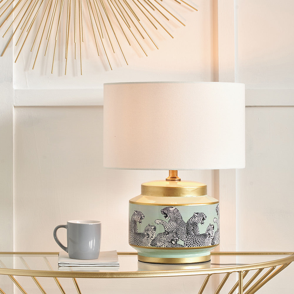 Henry 30cm White Handloom Cylinder Shade