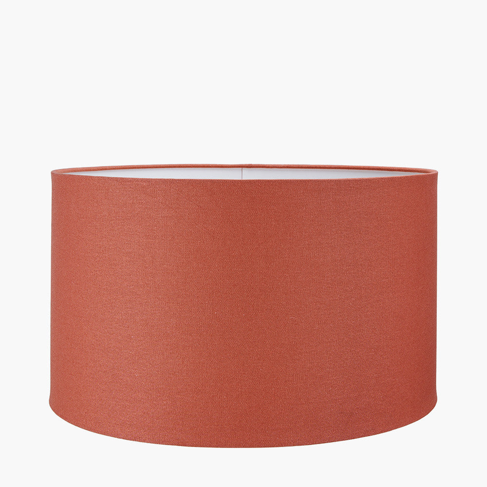 Henry 45cm Tobacco Handloom Cylinder Shade