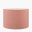 Edward 40cm Apricot Linen Cylinder Lampshade