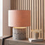 Edward 30cm Apricot Linen Cylinder Lampshade