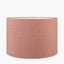 Edward 50cm Apricot Linen Cylinder Lampshade