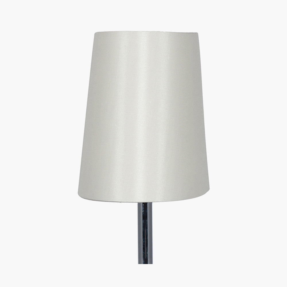 Martha 45cm Cream Oval Polysilk Tapered Shade