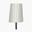 Martha 40cm Cream Oval Silk Mix Tapered Lampshade