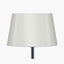 Martha 40cm Cream Oval Silk Mix Tapered Lampshade