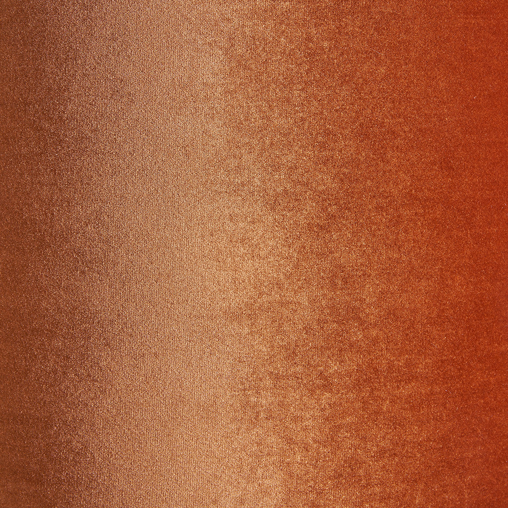 Bow 40cm Tobacco Velvet Cylinder Shade