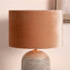 Bow 45cm Apricot Velvet Cylinder Shade