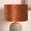 Bow 40cm Tobacco Velvet Cylinder Shade