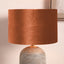 Bow 30cm Tobacco Velvet Cylinder Shade