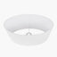 Mia 35cm Ivory Oval Poly Cotton Shade