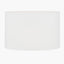 Mia 40cm Ivory Oval Poly Cotton Shade