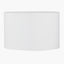 Mia 40cm Ivory Oval Poly Cotton Shade