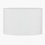 Mia 40cm Ivory Oval Poly Cotton Shade