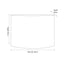 Mia 40cm Steel Grey Oval Poly Cotton Shade