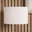Mia 35cm Ivory Oval Poly Cotton Shade
