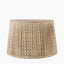 Vienna 40cm Chevron Mushroom Pleated Taupe Tapered Shade