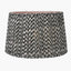 Vienna 30cm Zig Zag Gathered Black Empire Shade