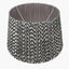 Vienna 30cm Zig Zag Gathered Black Empire Shade