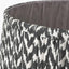 Vienna 45cm Black Chevron Mushroom Pleat Lampshade