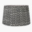 Vienna 30cm Zig Zag Gathered Black Empire Shade