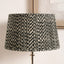 Vienna 30cm Zig Zag Gathered Black Empire Shade