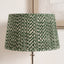 Vienna 40cm Zig Zag Gathered Forest Green Empire Shade
