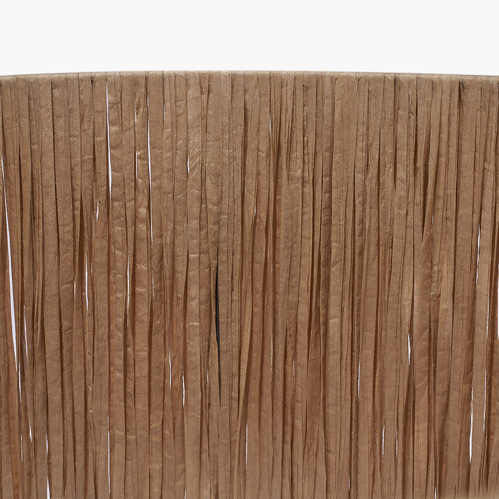 Tilia 35cm Natural Raffia Cylinder Lampshade