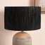 Tilia 45cm Black Raffia Cylinder Shade