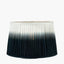 Scallop 25cm Black Ombre Soft Pleated Tapered Shade