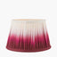 Scallop 35cm Red Ombre Soft Pleated Tapered Shade