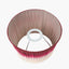 Scallop 35cm Red Ombre Soft Pleated Tapered Shade