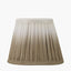 Scallop 16cm Taupe Ombre Soft Pleated Tapered Lampshade