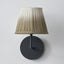 Scallop 16cm Taupe Ombre Soft Pleated Tapered Lampshade