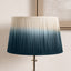 Scallop 25cm Blue Ombre Soft Pleated Tapered Shade